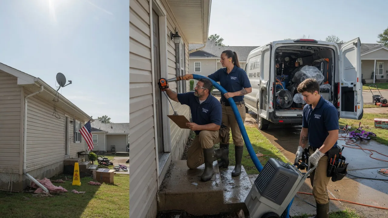 Ceiling Water Damage Restoration in Friesland, WI near me